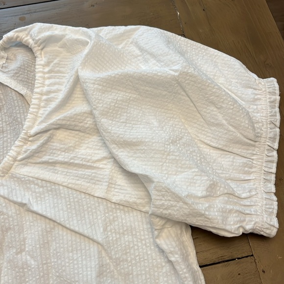 NWT 2X Smash and Tess ivory puff sleeve top - Picture 7 of 10